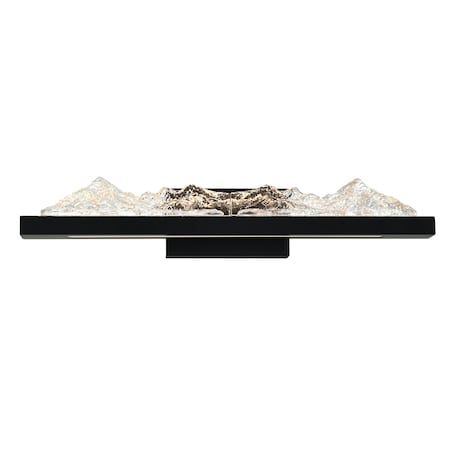 Cwi Lighting Himalayas Integrated LED Black Vanity Light 1601W26-101